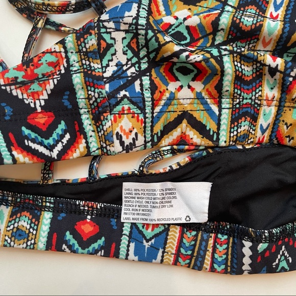 Mossimo Supply + Co multi colored Aztec sports bra - Picture 8 of 11